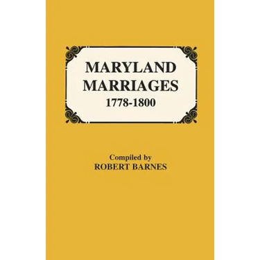 Maryland Marriages 1778-1800