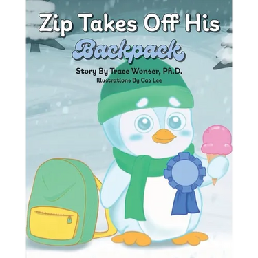 Zip Takes Off His Backpack