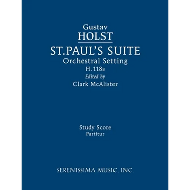 St. Paul's Suite, H.118b: Study score