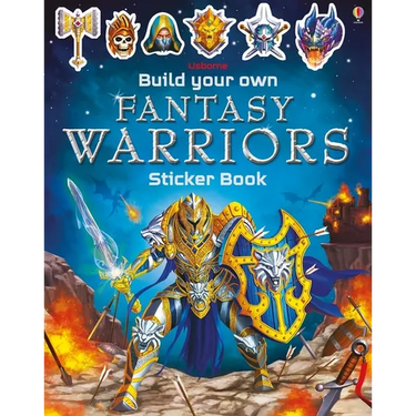 Build Your Own Fantasy Warriors Sticker Book