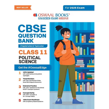 Oswaal CBSE Question Bank Class 11 Political Science, Chapterwise and Topicwise Solved Papers For 2025 Exams