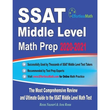SSAT Middle Level Math Prep 2020-2021: The Most Comprehensive Review and Ultimate Guide to the SSAT Middle Level Math Test