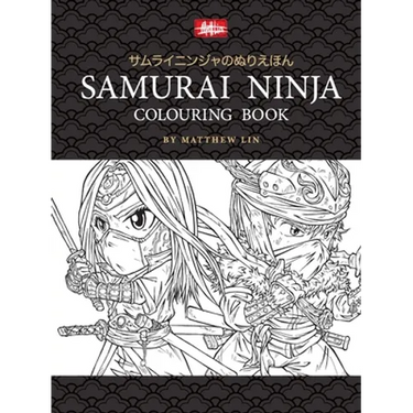 Samurai Ninja Colouring Book