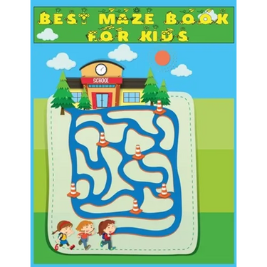 Best Maze Book for Kids: 50+ Mazes- A Maze Activity Book for Kids: And Best Maze Puzzle Book For beginner 8.5x11"
