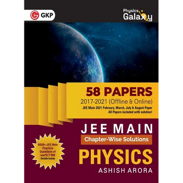 Physics Galaxy 2022: JEE Main Physics - ChapterWise Solutions - 58 Papers (2017-2021)