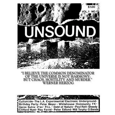 Unsound, Volume 1, #1