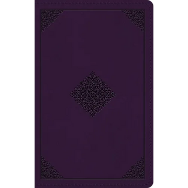ESV Giant Print Personal Size Bible, Red Letter (Trutone, Lavender, Ornament Design)