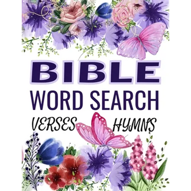 Word Search Bible Verses Puzzle Book: Over 120 Of The Most Beautiful Bible Verses and Hymns. Puzzles for Adults and Kids. (Large Print)