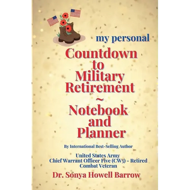 my personal Countdown to Military Retirement Notebook and Planner