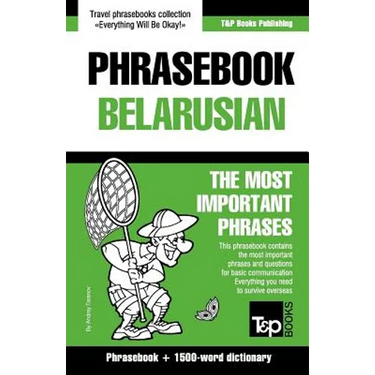 English-Belarusian phrasebook and 1500-word dictionary