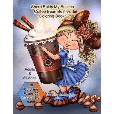 Sherri Baldy My Besties Coffee Bean Besties Coloring Book