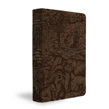 KJV Majestic Illuminated Bible (Brown Leatherluxe)