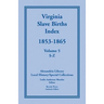 Virginia Slave Births Index, 1853-1865, Volume 5, S-Z