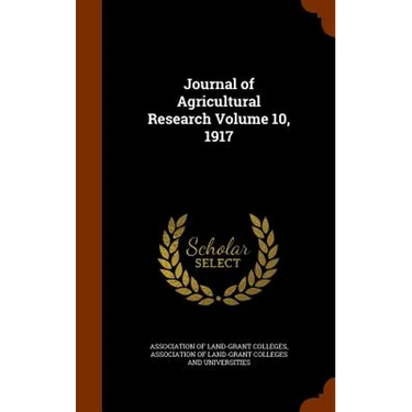Journal of Agricultural Research Volume 10, 1917
