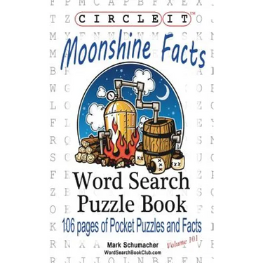 Circle It, Moonshine Facts, Word Search, Puzzle Book