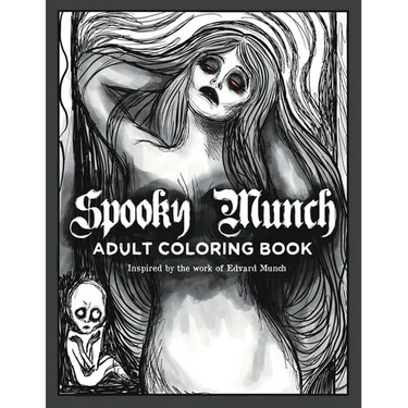 Spooky Munch Adult Coloring Book: Inspired by the work of Edvard Munch