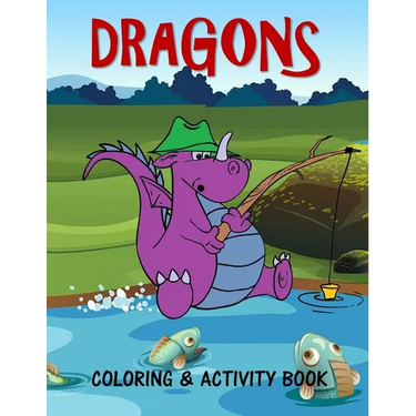 Dragons Coloring & Activity Book: For Kids Fun Activities and Coloring pages for 4-8 year old boys and girls