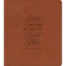 ESV Journaling Study Bible (Trutone, English Saddle, 1 Chronicles 28:9 Design)