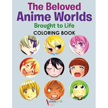 The Beloved Anime Worlds Brought to Life Coloring Book