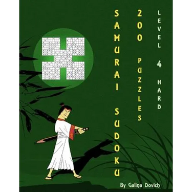 Samurai Sudoku 200 Puzzles: Level 4 Hard