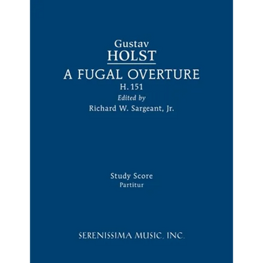 A Fugal Overture, H.151: Study score