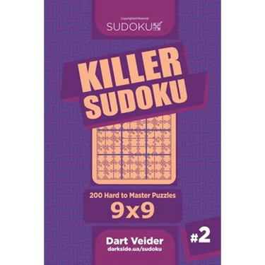 Killer Sudoku - 200 Hard to Master Puzzles 9x9 (Volume 2)
