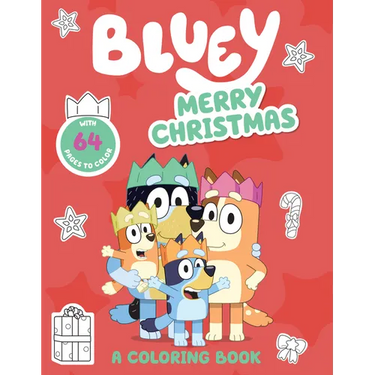 Bluey: Merry Christmas: A Coloring Book