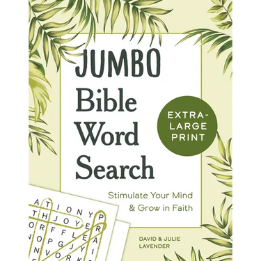 Jumbo Bible Word Search: Stimulate Your Mind and Grow in Faith