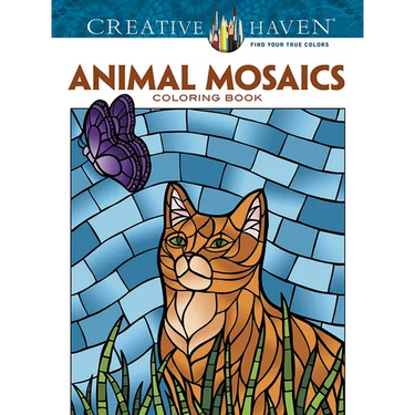 Creative Haven Animal Mosaics Coloring Book