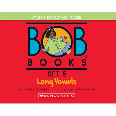 Bob Books - Long Vowels Hardcover Bind-Up Phonics, Ages 4 and Up, Kindergarten, First Grade (Stage 3: Developing Reader)