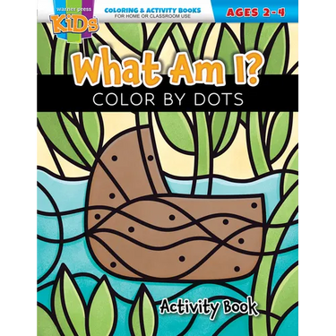 What Am I? Color by Dots: Coloring & Activity Book