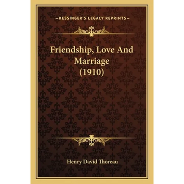 Friendship, Love And Marriage (1910)