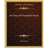 An Essay Of Dramatick Poesie