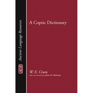A Coptic Dictionary