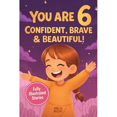 You Are 6 Confident, Brave & Beautiful: 20 Inspiring Stories for 6-Year-Old Girls To Quickly Build Confidence, Spark Kindness, and Enjoy Bedtime Readi