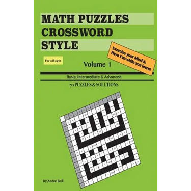 Math Puzzles Crossword Style Vol 1 (travel size)