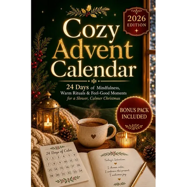 Cozy Advent Calendar: 24 Days of Mindfulness, Warm Rituals & Feel-Good Moments for a Slower, Calmer Christmas