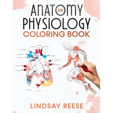 Anatomy and Physiology Coloring Book: A Self-Test Human Anatomy Coloring Book for Adults, Teens, Doctors, Nurses and Students