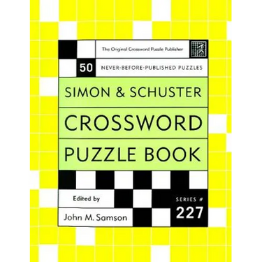 Crossword Puzzle Book, Series 227