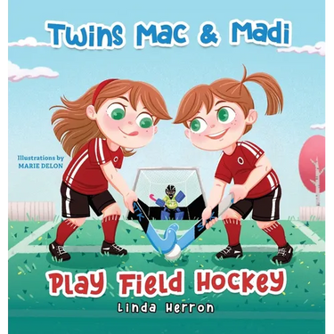 Twins Mac & Madi Play Field Hockey