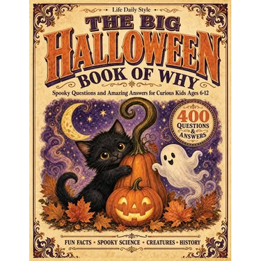 The Big Halloween Book of Why: 400 Spooky Questions & Amazing Answers for Curious Kids Ages 6-12 Fun Facts, Creepy Trivia & Fall Activity Fun