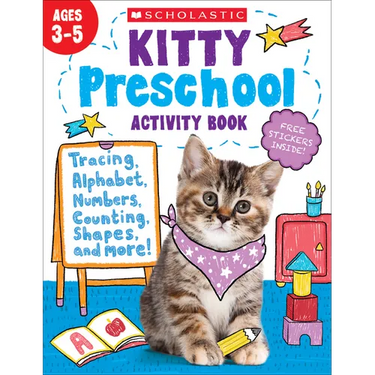 Kitty Preschool Activity Book