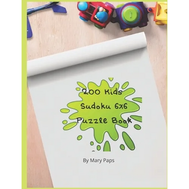 200 Kids Suduko 6x6 Puzzle Book.