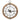 Beaded Wood Wall Clock with Metal Face 30"H