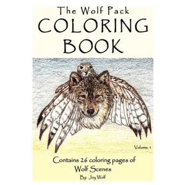 The Wolf Pack Coloring Book 26 Coloring Pages of Wolf Scenes Volume 1