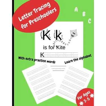 Letter Tracing For Preschoolers: Workbook for kindergarten, preschool, 3 to 5 years old, abc and alphabet writing practice.