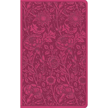 ESV Vest Pocket New Testament with Psalms and Proverbs, Red Letter (Trutone, Berry, Floral Design)