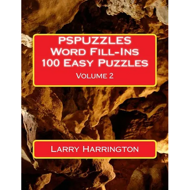 PSPUZZLES Word Fill-Ins 100 Easy Puzzles Volume 2