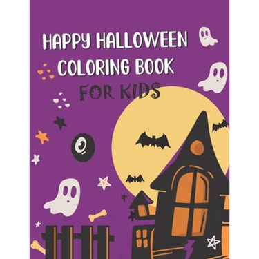 Happy Halloween coloring book for Kids: Mini Halloween Coloring Books, Fun Halloween Gift for Boys and Girls