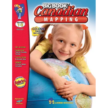 Canadian Grades 1 to 3 Mapping Big Book: Grades 1-3